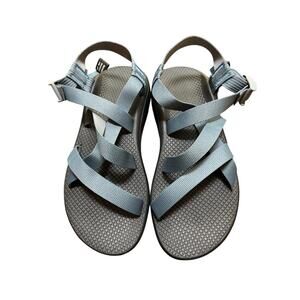 Chaco Women’s Z/Cloud Sandals Blue size 9 Adjustable Straps Hiking Outdoor